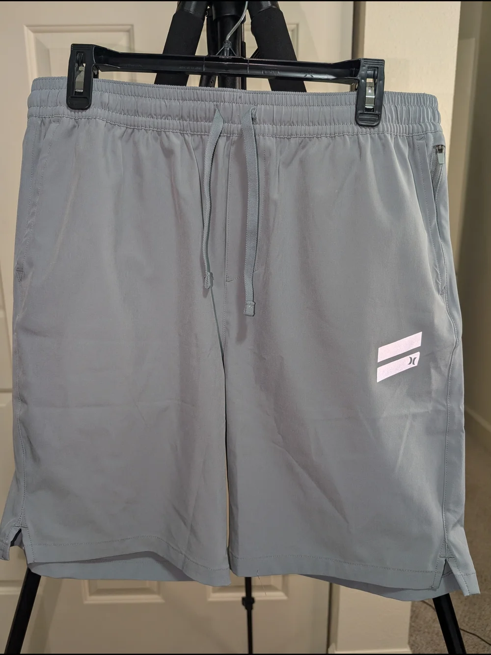 Hurley Men's Gray Performance Drawstring Shorts